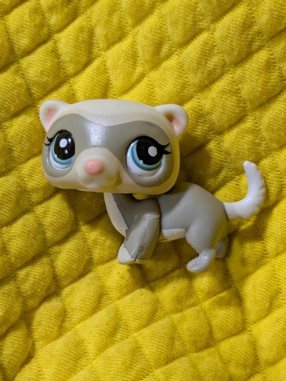 Authentic Littlest Pet Shop🔥 LPS Ferret #1600👉 Hasbro Gen 2 VG+